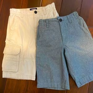 Cotton Boys Khaki/Jean Shorts